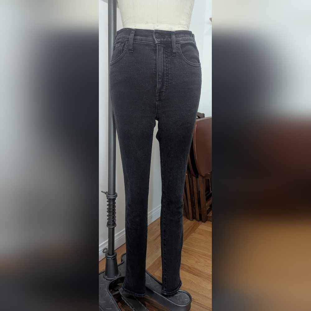 Madewell Black Skinny Jeans with Stretch